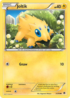 Joltik, Emerging Powers #33, Pokémon TCG card