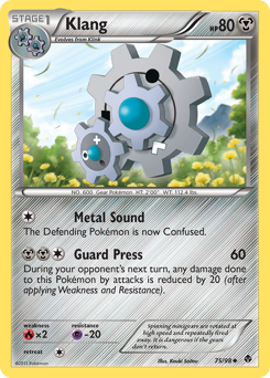 Klang, Emerging Powers #75, Pokémon TCG card