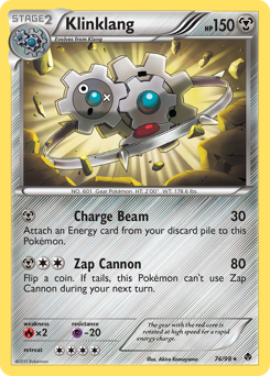 Klinklang, Emerging Powers #76, Pokémon TCG card