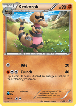 Krokorok, Emerging Powers #61, Pokémon TCG card