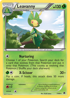 Leavanny, Emerging Powers #7, Pokémon TCG card