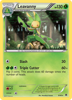 Leavanny, Emerging Powers #8, Pokémon TCG card