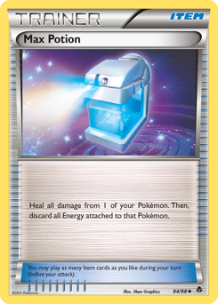 Max Potion, Emerging Powers #94, Pokémon TCG card