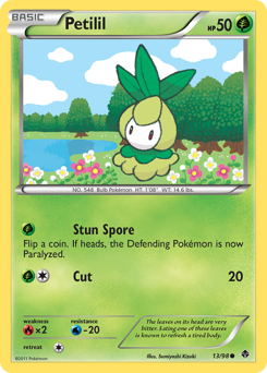 Petilil, Emerging Powers #13, Pokémon TCG card