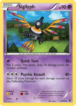 Sigilyph, Emerging Powers #42, Pokémon TCG card