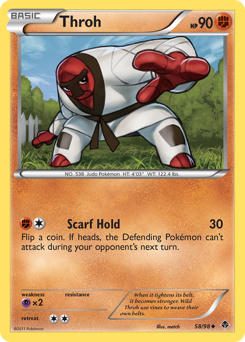 Throh, Emerging Powers #58, Pokémon TCG card