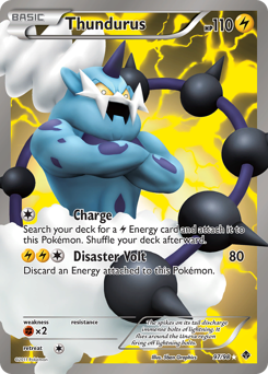 Thundurus, Emerging Powers #97, Pokémon TCG card