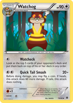 Watchog, Emerging Powers #79, Pokémon TCG card
