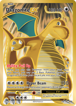 Dragonite-EX, Evolutions #106, Pokémon TCG card