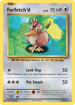 Farfetch'd, Evolutions #68, Pokémon TCG card