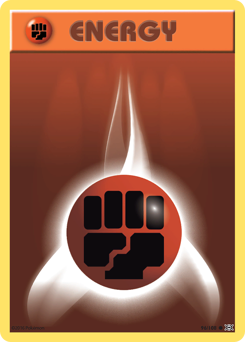 Fighting Energy, Evolutions #96, Pokémon TCG card