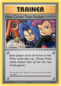 Here Comes Team Rocket!, Evolutions #113, Pokémon TCG card