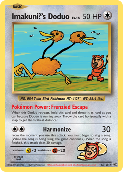 Imakuni?'s Doduo, Evolutions #112, Pokémon TCG card