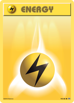Lightning Energy, Evolutions #94, Pokémon TCG card