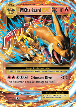 M Charizard-EX, Evolutions #13, Pokémon TCG card