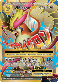 M Pidgeot-EX, Evolutions #105, Pokémon TCG card
