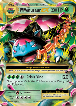 M Venusaur-EX, Evolutions #2, Pokémon TCG card