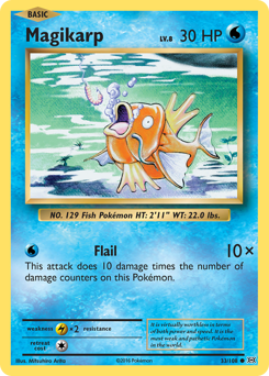 Magikarp, Evolutions #33, Pokémon TCG card
