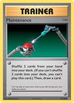 Maintenance, Evolutions #79, Pokémon TCG card