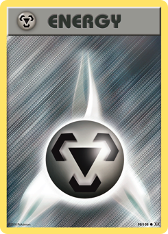 Metal Energy, Evolutions #98, Pokémon TCG card