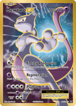 Mewtwo-EX, Evolutions #103, Pokémon TCG card