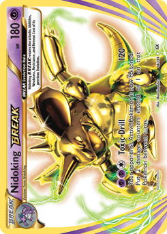 Nidoking BREAK, Evolutions #46, Pokémon TCG card