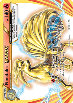 Ninetales BREAK, Evolutions #16, Pokémon TCG card