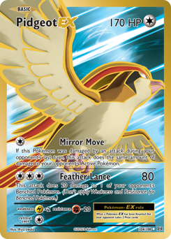 Pidgeot-EX, Evolutions #104, Pokémon TCG card