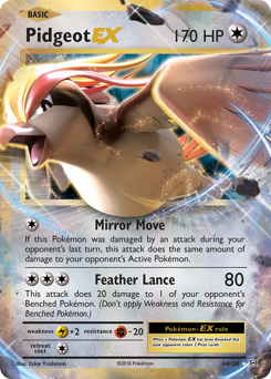 Pidgeot-EX, Evolutions #64, Pokémon TCG card