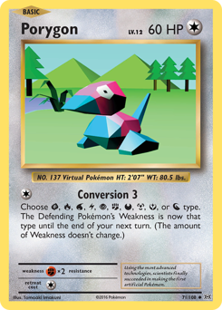 Porygon, Evolutions #71, Pokémon TCG card