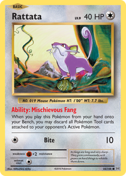 Rattata, Evolutions #66, Pokémon TCG card