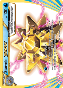Starmie BREAK, Evolutions #32, Pokémon TCG card
