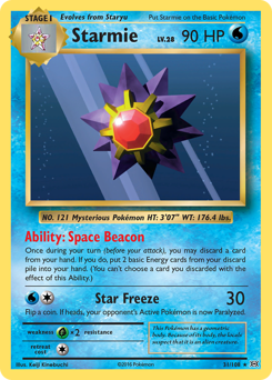 Starmie, Evolutions #31, Pokémon TCG card