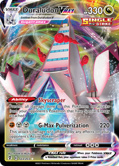 Duraludon VMAX, Evolving Skies #123, Pokémon TCG card