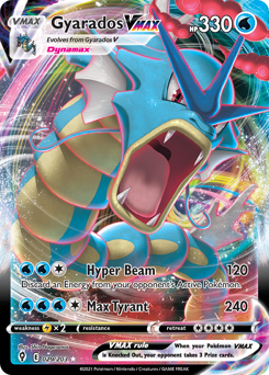 Gyarados VMAX, Evolving Skies #29, Pokémon TCG card