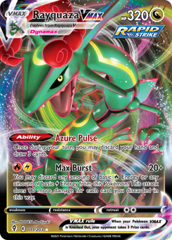 Rayquaza VMAX, Evolving Skies #111, Pokémon TCG card
