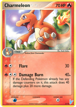 Charmeleon, EX Trainer Kit 2 Minun #3, Pokémon TCG card
