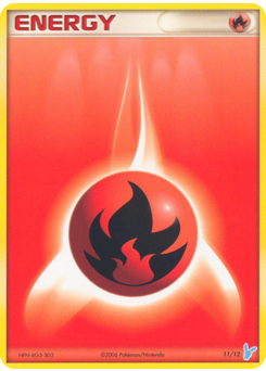 Fire Energy, EX Trainer Kit 2 Minun #11, Pokémon TCG card