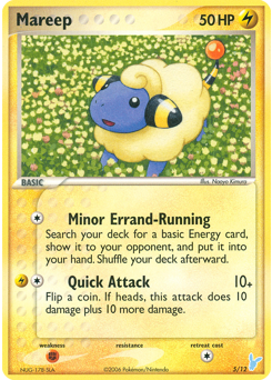 Mareep, EX Trainer Kit 2 Minun #5, Pokémon TCG card