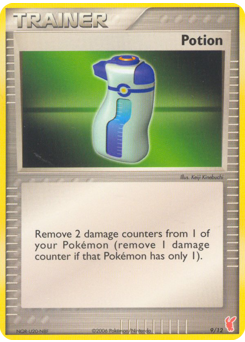 Potion, EX Trainer Kit 2 Plusle #9, Pokémon TCG card