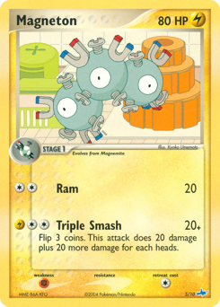 Magneton, EX Trainer Kit Latios #5, Pokémon TCG card