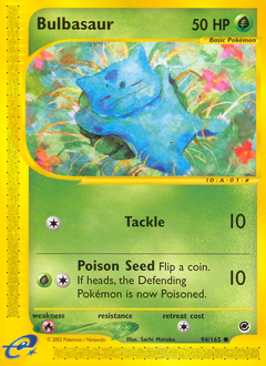 Bulbasaur, Expedition Base Set #94, Pokémon TCG card