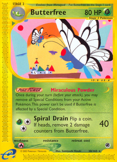 Butterfree, Expedition Base Set #38, Pokémon TCG card