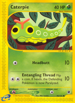 Caterpie, Expedition Base Set #96, Pokémon TCG card
