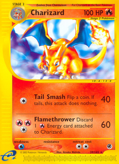 Charizard, Expedition Base Set #39, Pokémon TCG card