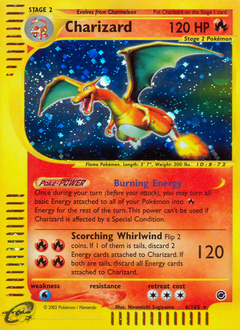 Charizard, Expedition Base Set #6, Pokémon TCG card