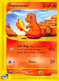Charmander, Expedition Base Set #97, Pokémon TCG card