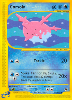 Corsola, Expedition Base Set #102, Pokémon TCG card