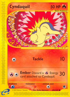 Cyndaquil, Expedition Base Set #105, Pokémon TCG card