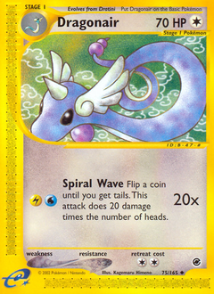 Dragonair, Expedition Base Set #75, Pokémon TCG card